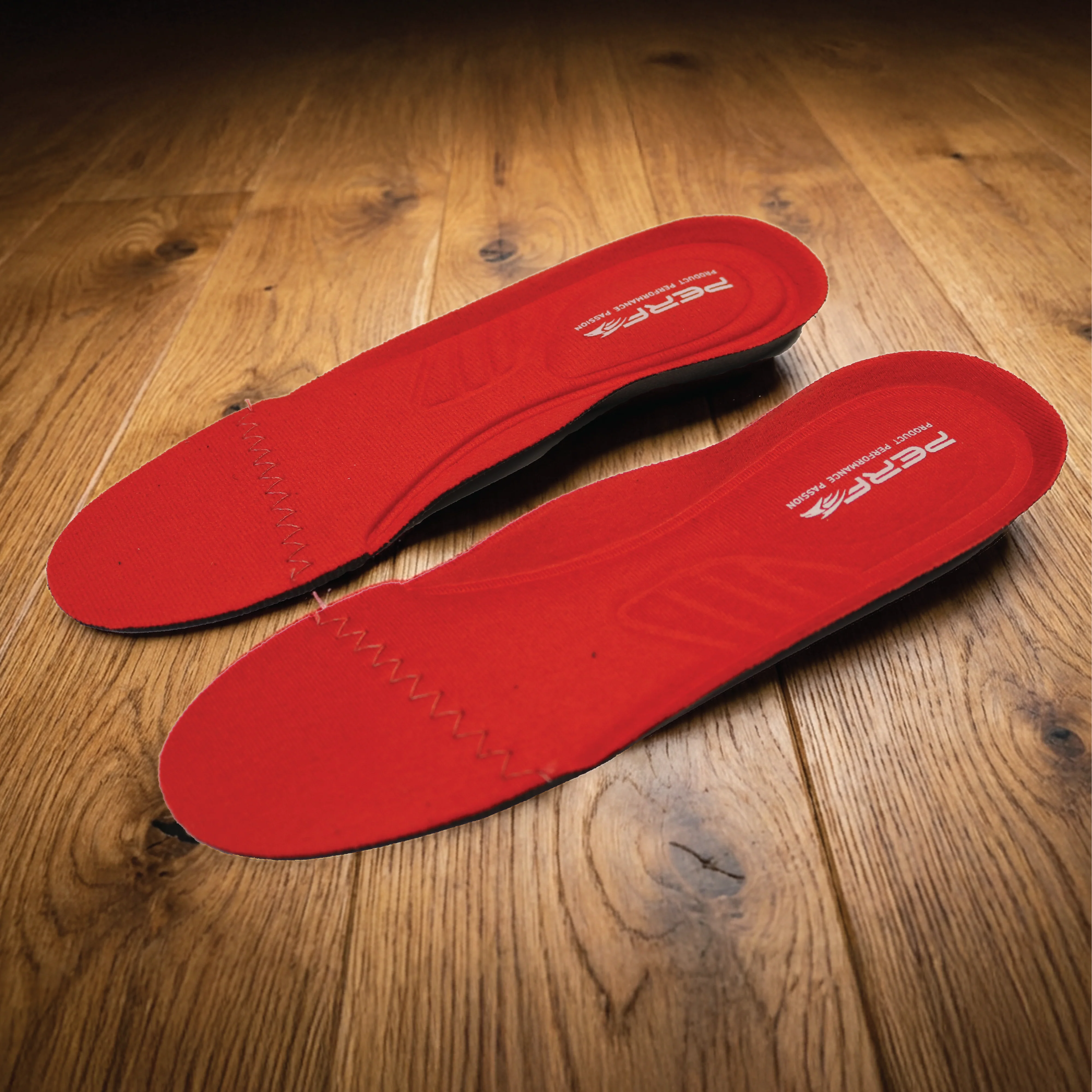 Perf - Soft PU Insole c/w Memory Foam Padding - Red