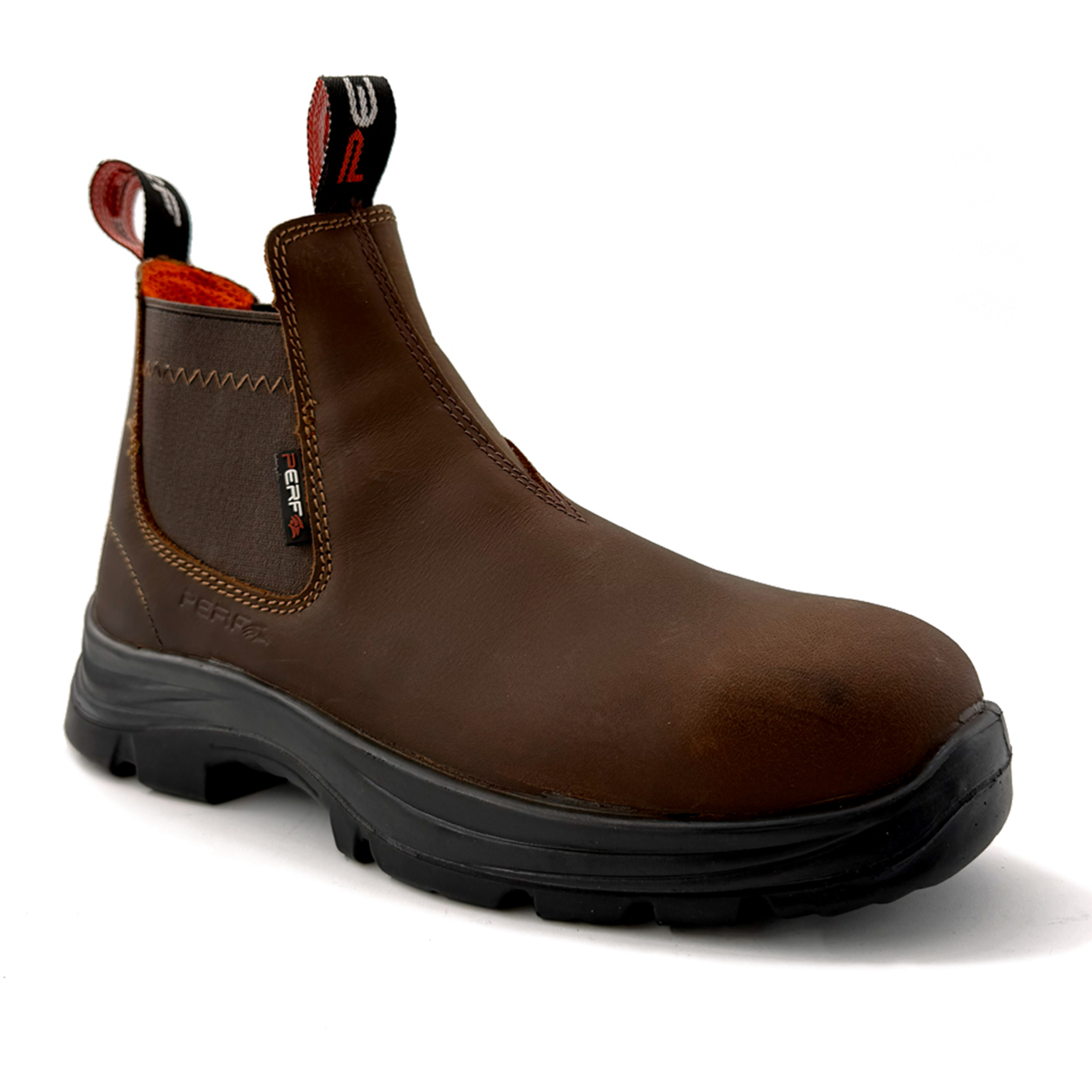 Perf - Aqua Pro - Waterproof Leather Safety Dealer Boots - Brown