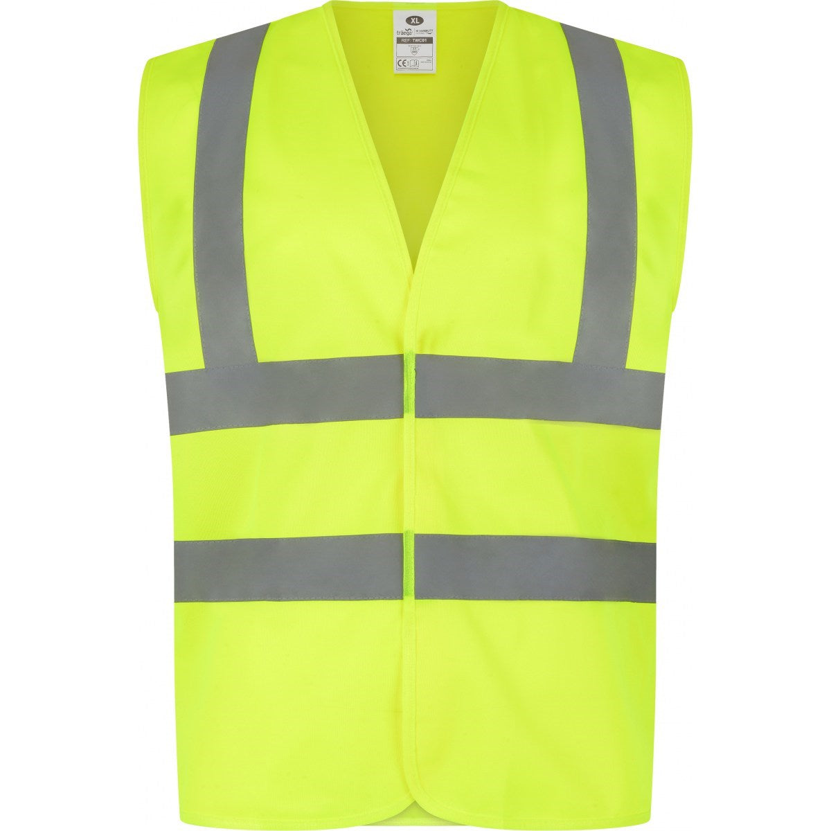 Traega - TWC01 - Two Band & Brace Hi-Vis Waistcoat - Yellow - Pack of 10