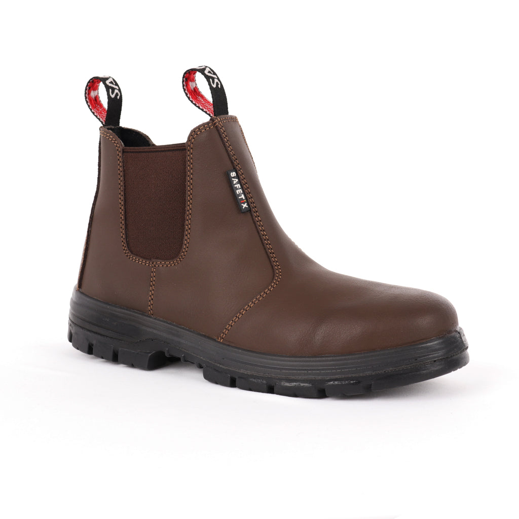 Safetix - Morrow - Economy Safety Dealer Boots - Brown