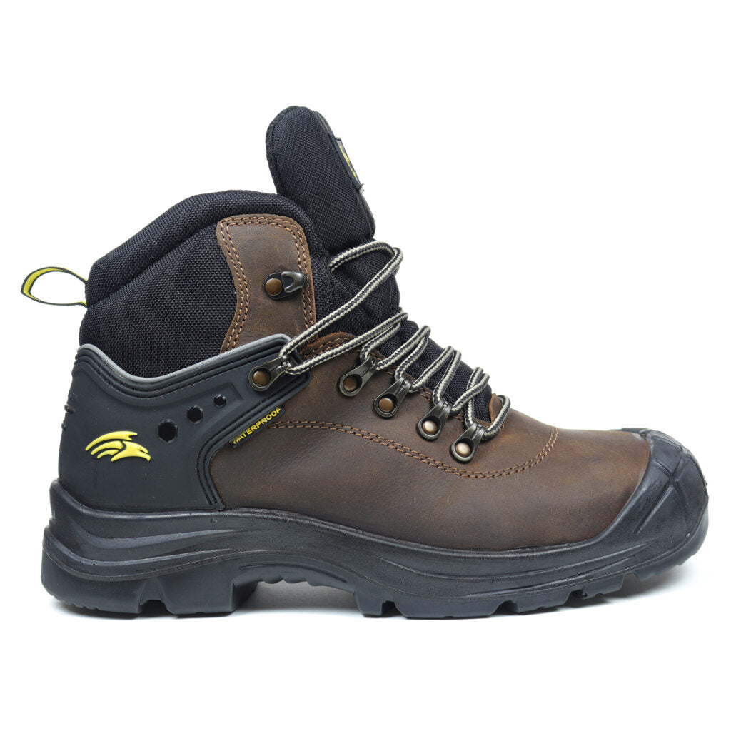 Perf - Huron Torsion Pro - Waterproof Safety Hiker Boots c/w Cap - Brown