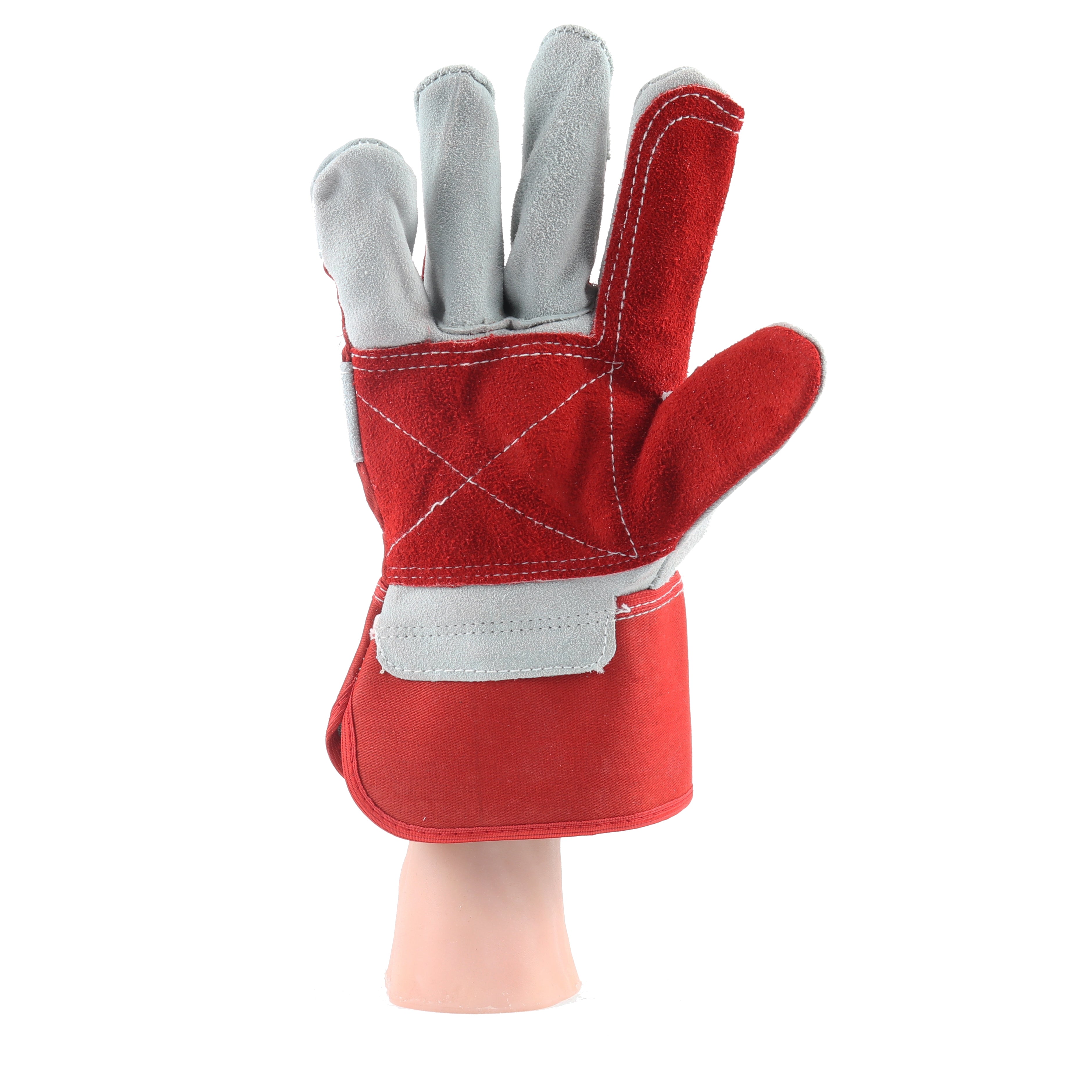 Perf - Carpo - Reinforced Double Palm Rigger Gloves - Red - Pack of 10