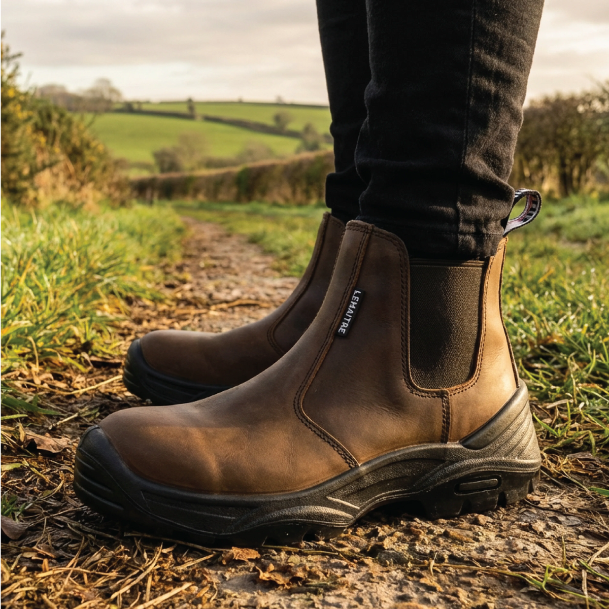 Lemaitre - Ferme - Parabolic Safety Dealer Boots - Brown