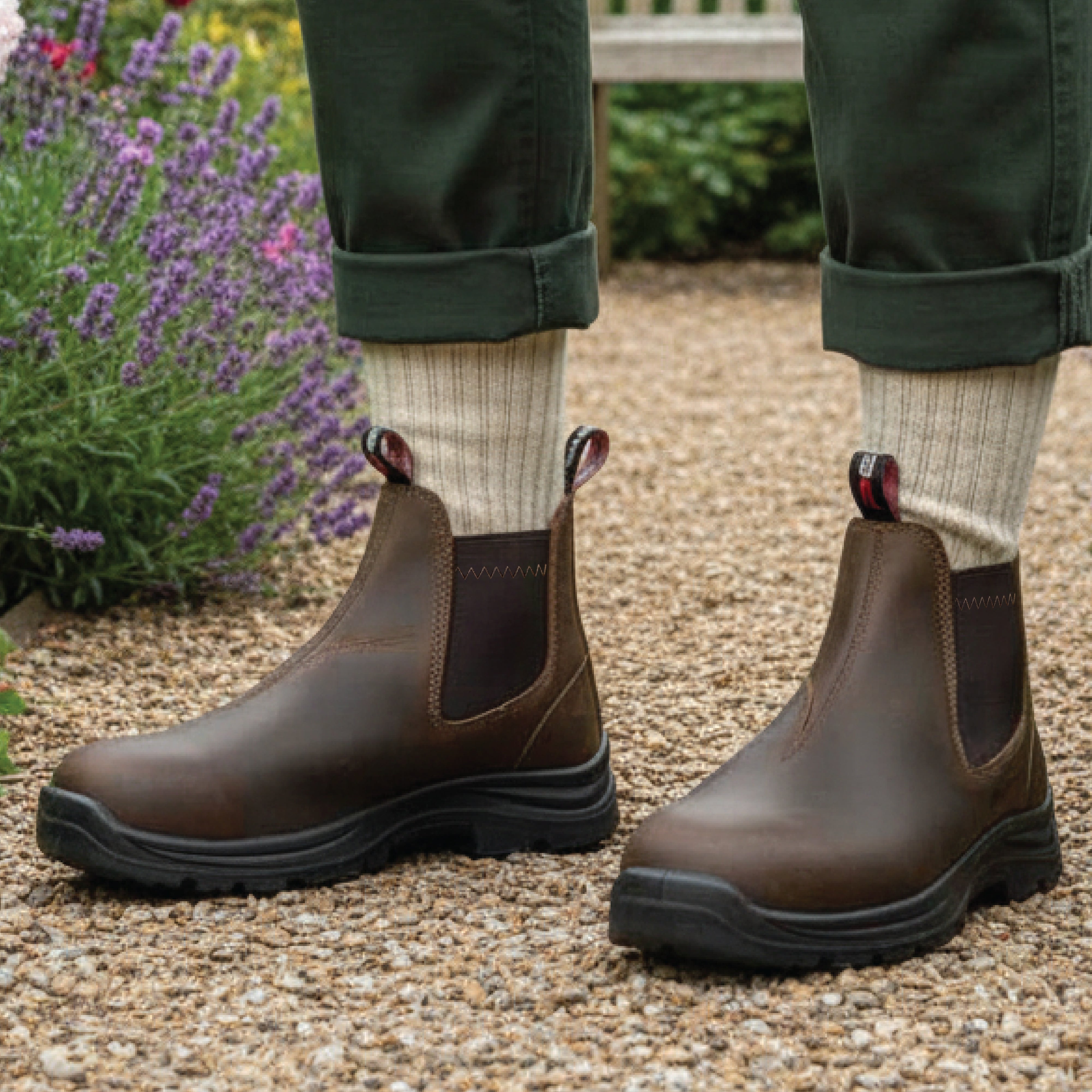 Perf - Aqua Pro - Waterproof Leather Safety Dealer Boots - Brown