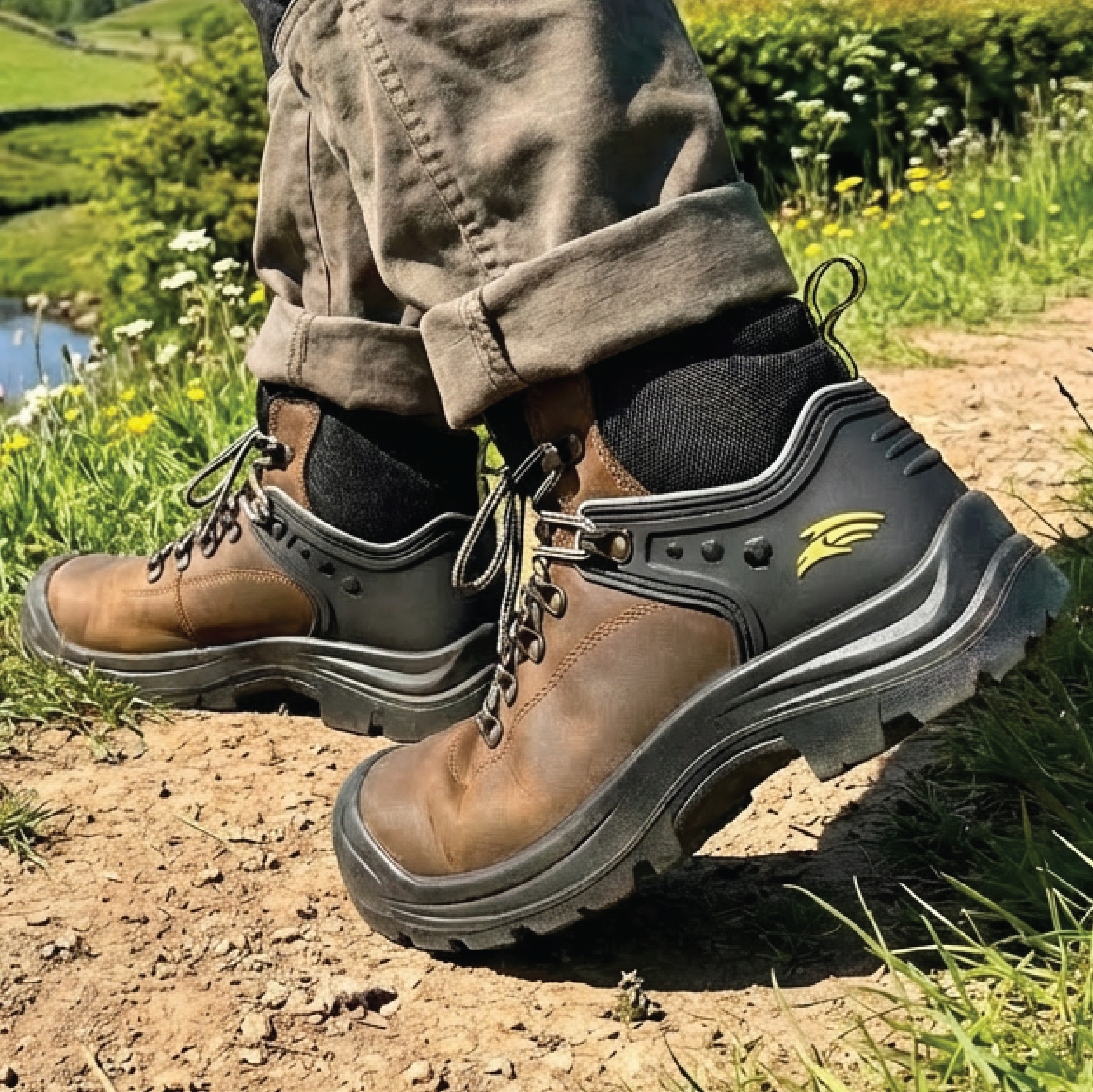 Perf - Torsion Pro - Safety Hiker Boots c/w Cap - Brown