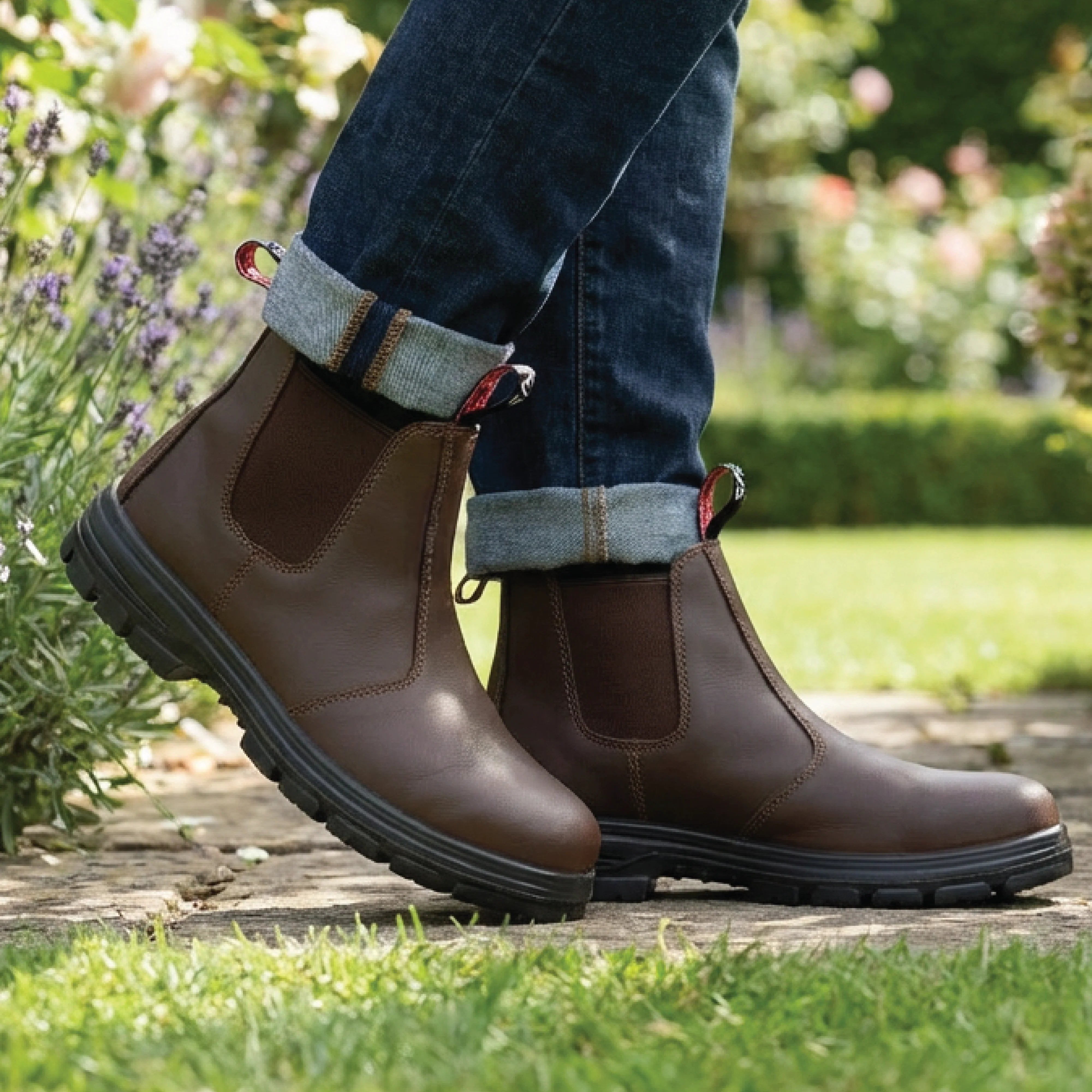 Safetix - Morrow - Economy Safety Dealer Boots - Brown