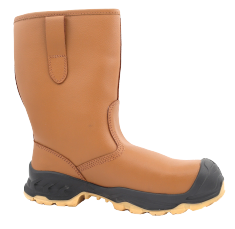 Lemaitre - PB410C - S3 Unlined Rigger Boots - Tan