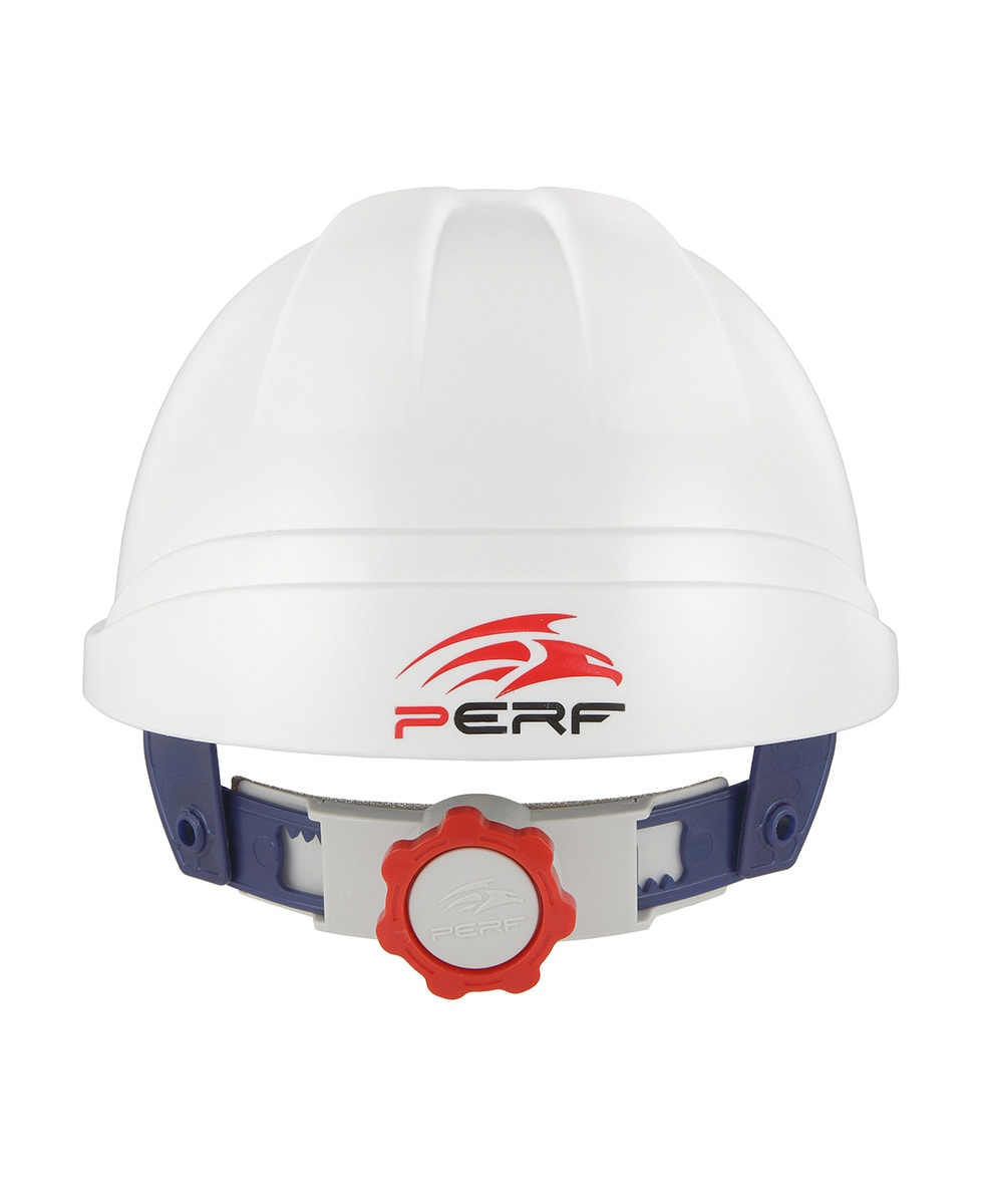 Perf - Y-Shield OR7 - Fully Auto Rotary Ratchet Drive 4 Point Safety Helmet - White - Carton of 20