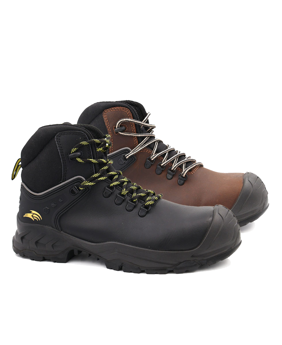 Perf - Torsion Pro NM - Non-Metal Safety Hiker Boots c/w Cap - Brown