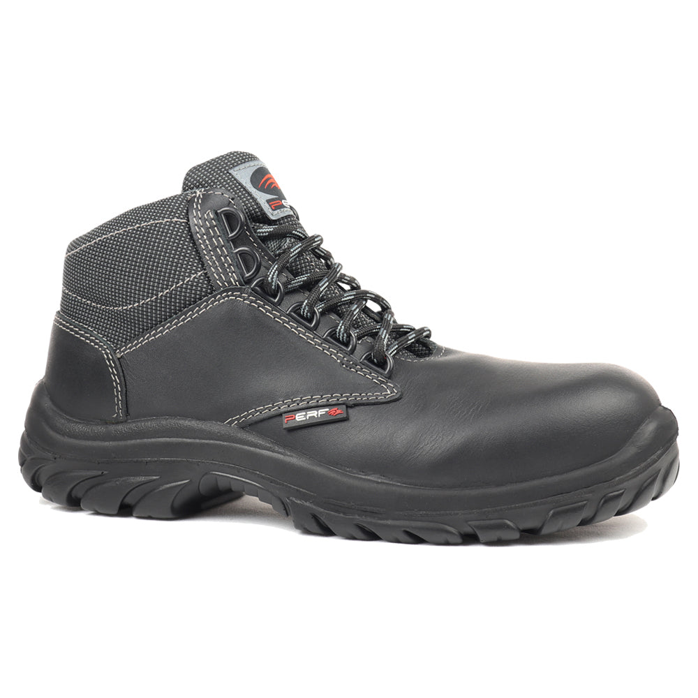 Perf - PB110 - Non-Metal Safety Hiker Boots - Black/Grey